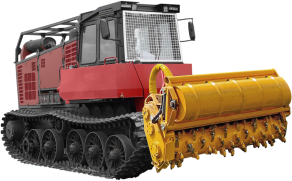 Самоходный гусеничный комплекс ТЛП-4M-038 ГСТ ПРО с мульчером MeriCrusher MJS191STG